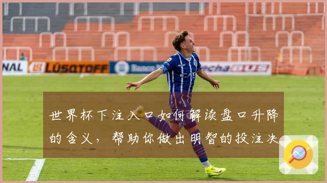 世界杯下注入口如何解读盘口升降的含义，帮助你做出明智的投注决策
