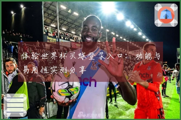 体验世界杯买球登录入口：功能与易用性实测分享